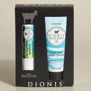 DIONIS GOAT MILK CUCUMBER WATER LIP & HAND SET